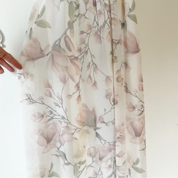 Show Me Your MuMu Hacienda Maxi Dress Forever Vine Dusty Rose L - Picture 7 of 11